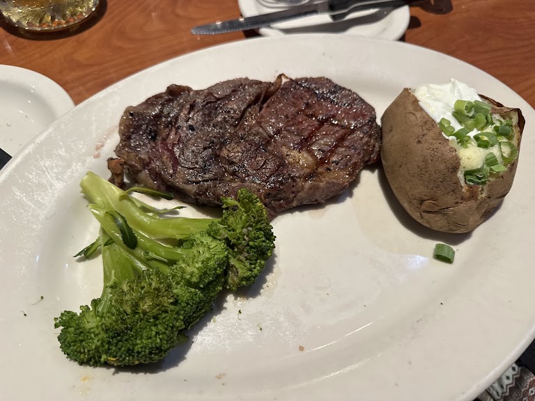 6 Oz. Top Sirloin with Lobster Tail & Crispy Shrimp at Black Angus Steakhouse