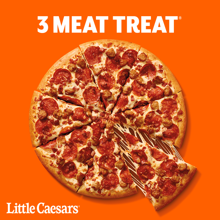 Sausage Pizza at Little Caesars Pizza
