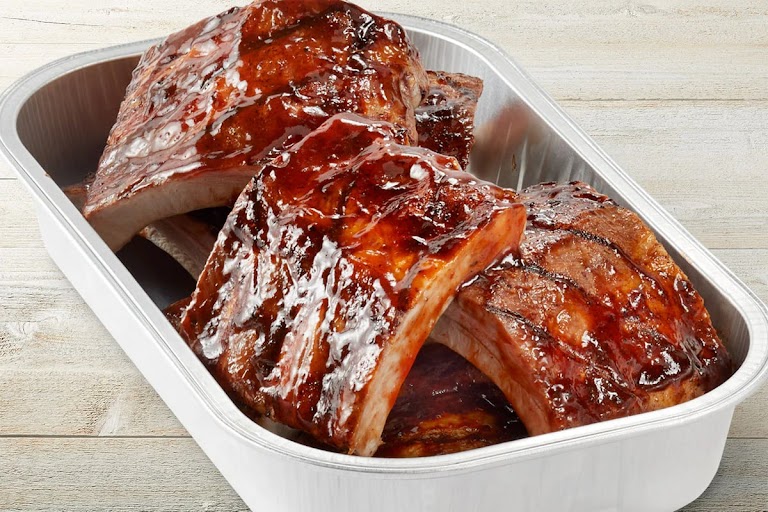 Whiskey Glaze & BBQ Ribs Platter at TGI Fridays