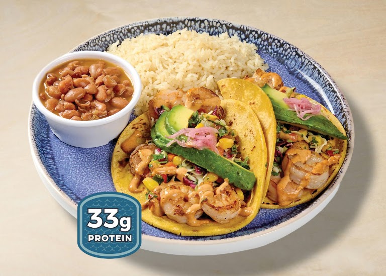 Cajun Shrimp Taco Combo at California Fish Grill