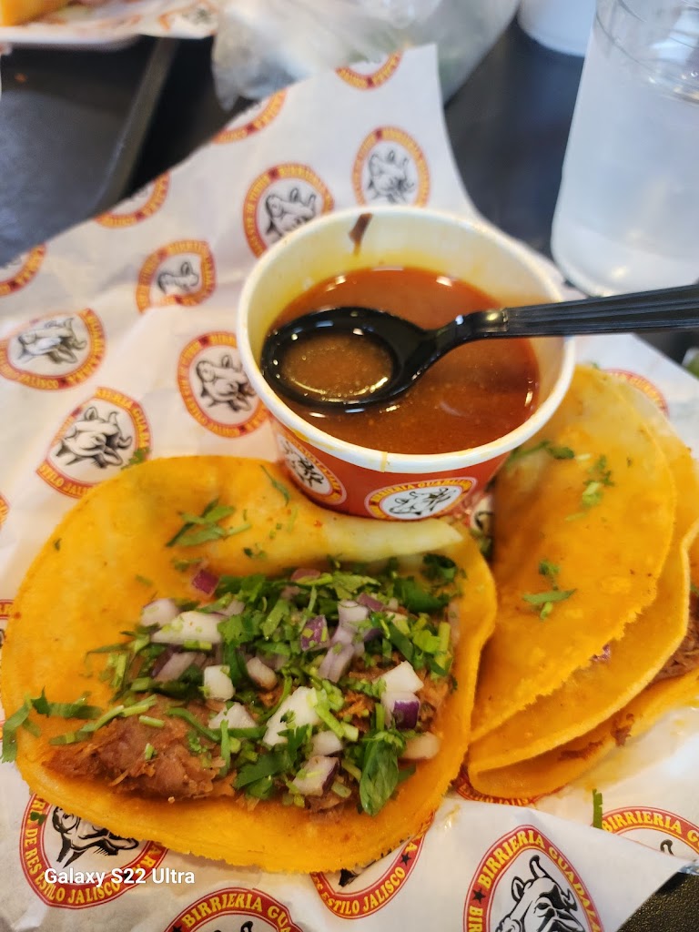 Tacos at Birrieria Guadalajara