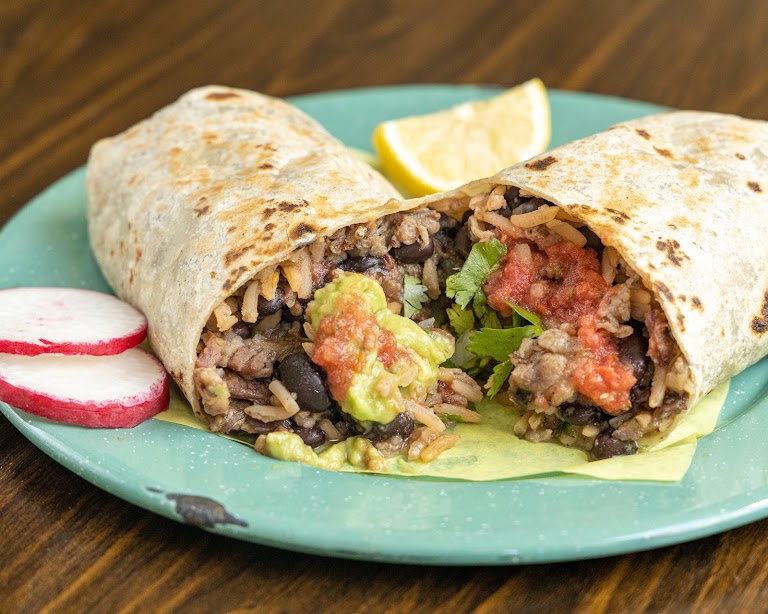 Burrito at Zingo Tacos