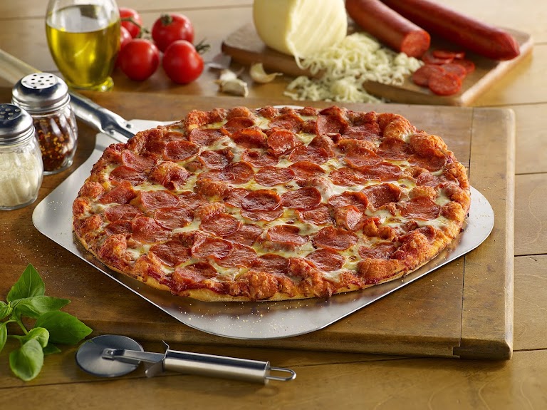 Pepperoni at Shakey's Pizza Parlor