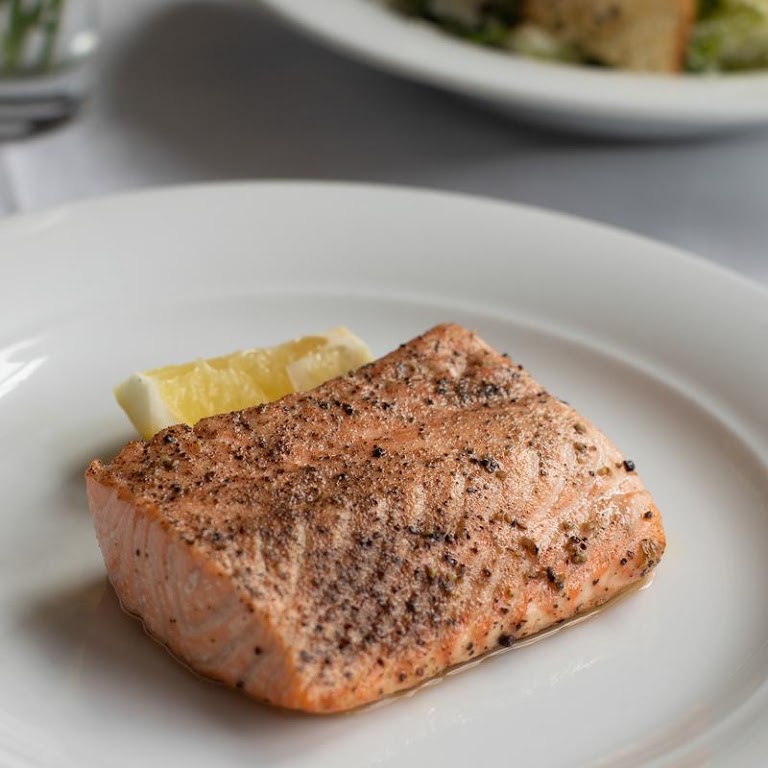 Salmon at Golden Bull Restaurant