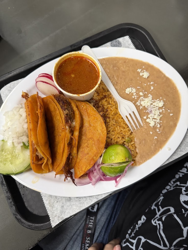 Birria Quesataco Plate at Pozoleria Doña Ana Pacoima