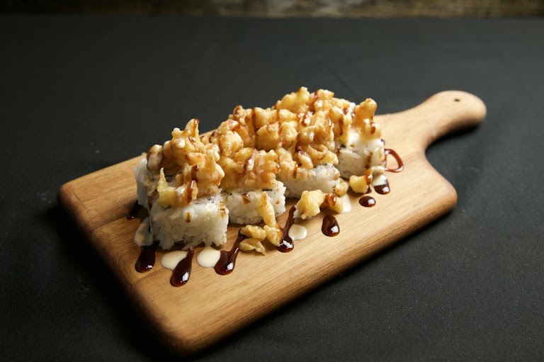 Fire Roll at J Sushi Whittier