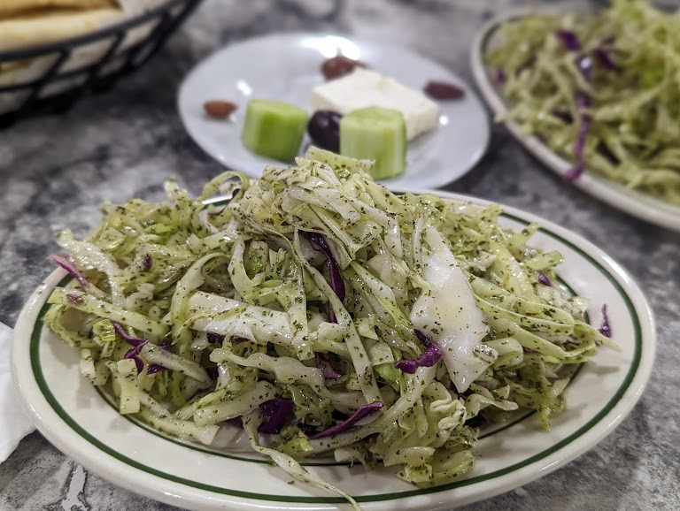 Green Salad at Sahara Restaurant
