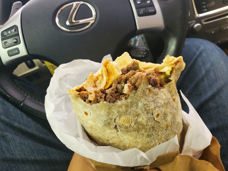 All Meat Burrito W/o Beans at Boca del Rio