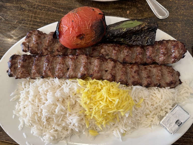 Kabob at Nersses Vanak Restaurant