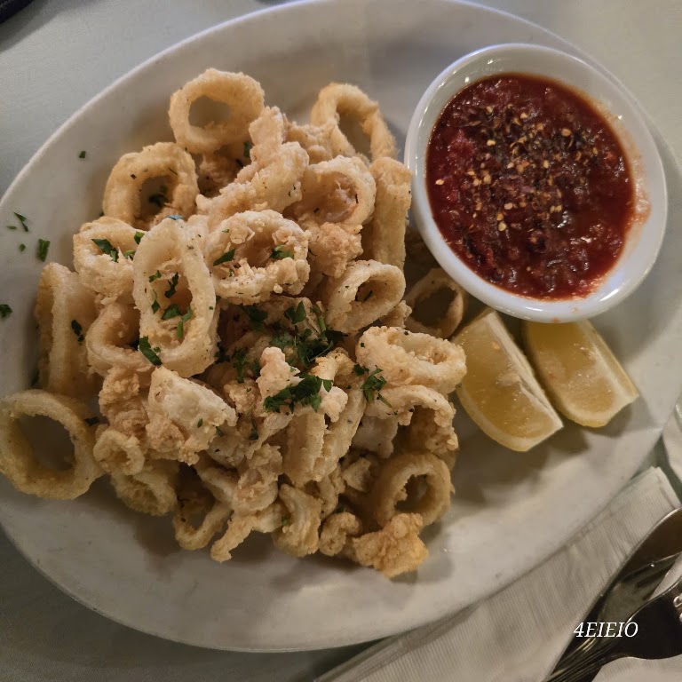 Fried Fresh Calamari at Colombo's Italian Steakhouse & Jazz Club