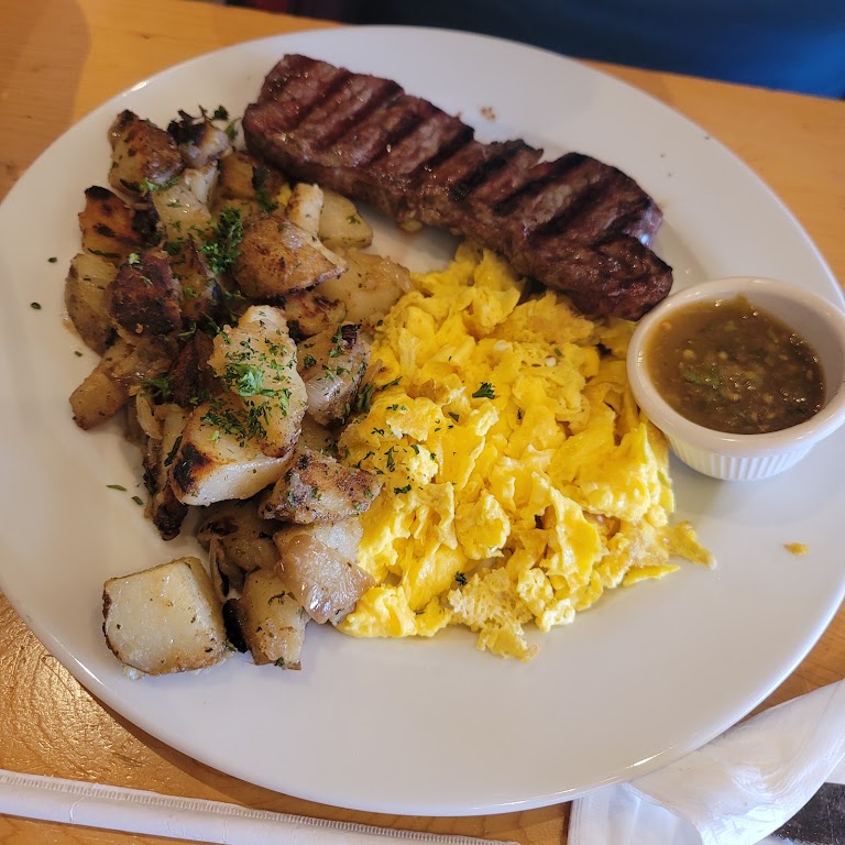 N.y. Steak and Eggs at FarmTable Coffeehouse