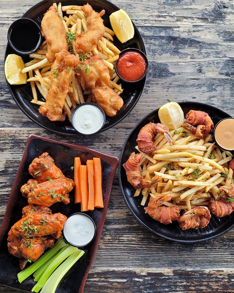Beer-battered Fish at Tavern on Brand