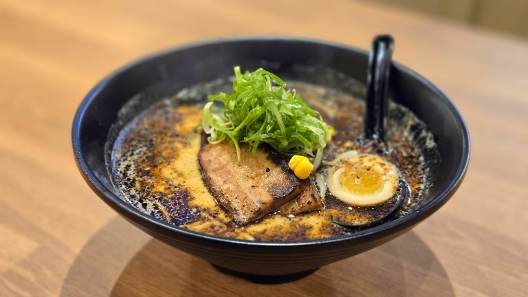 Black Tonkotsu Ramen at Enjoy Bowl