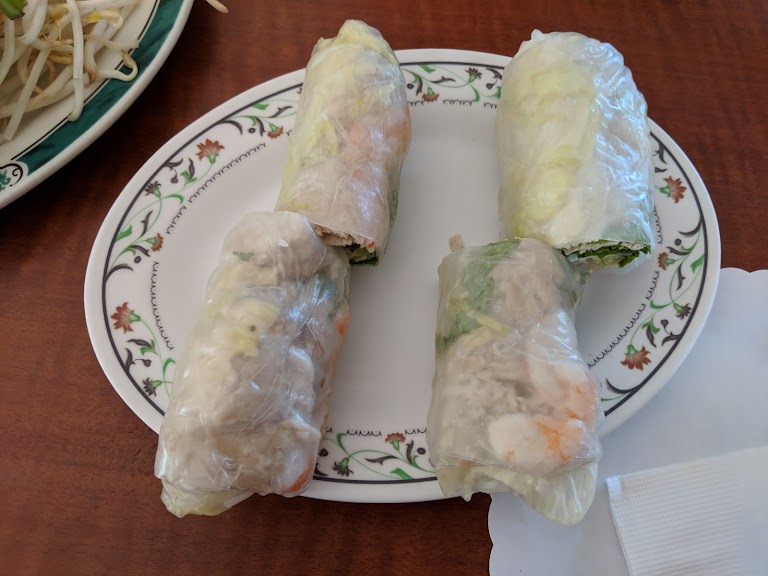 Shrimp Pork Spring Rolls at Pho America