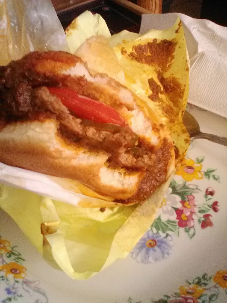 Chili Hot Dog at Original Tommy's World Famous Hamburgers