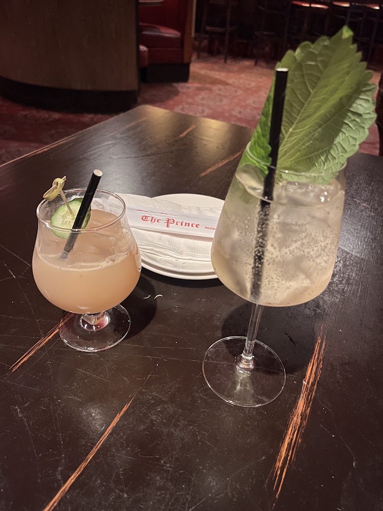 Cucumber and Mint Cocktail at The Prince