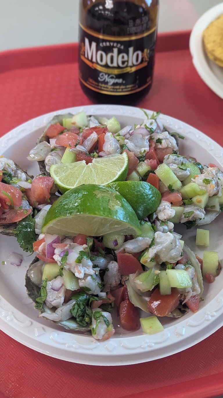 Aguachile De Camaron Grande at Rosarito Fish Market