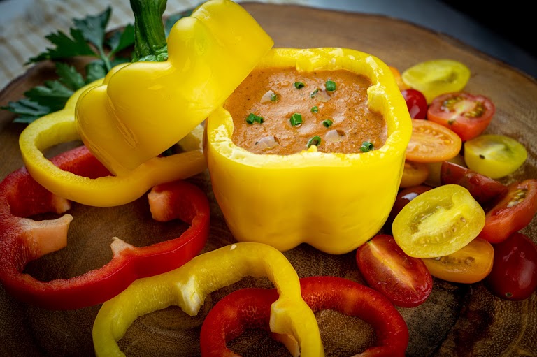 Roasted Bell Pepper W/ Tomato at SoLé SoupS Calabasas Soup Studio