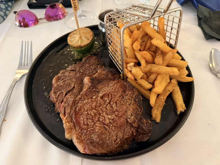 Steak Frites at Luminarias