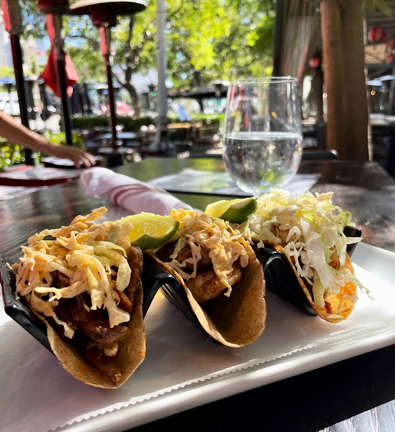 Crispy Duck Tacos at Meet in Paris French Bistro