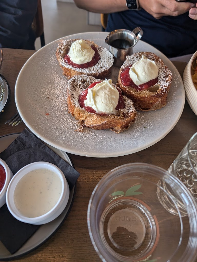 Vanilla Bean French Toast at Jolie & The Belle
