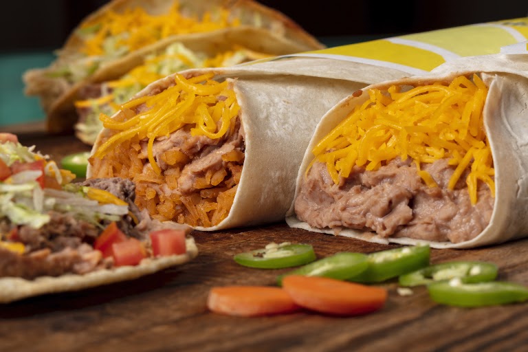 Burritos at Miguel's Jr.