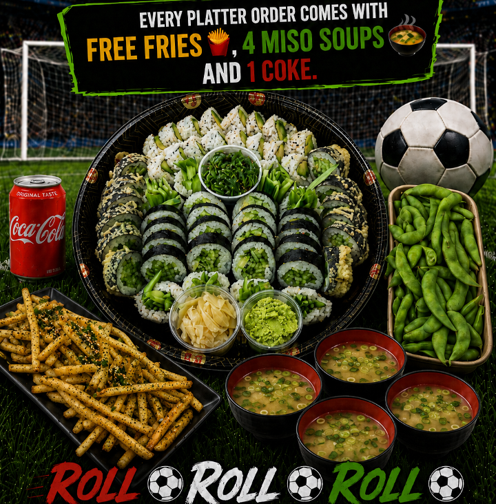 Sushi Platter at ROLL roll Roll