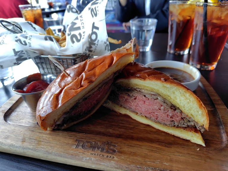Tom's Famous Prime Rib Dip at Tom's Watch Bar - Inglewood