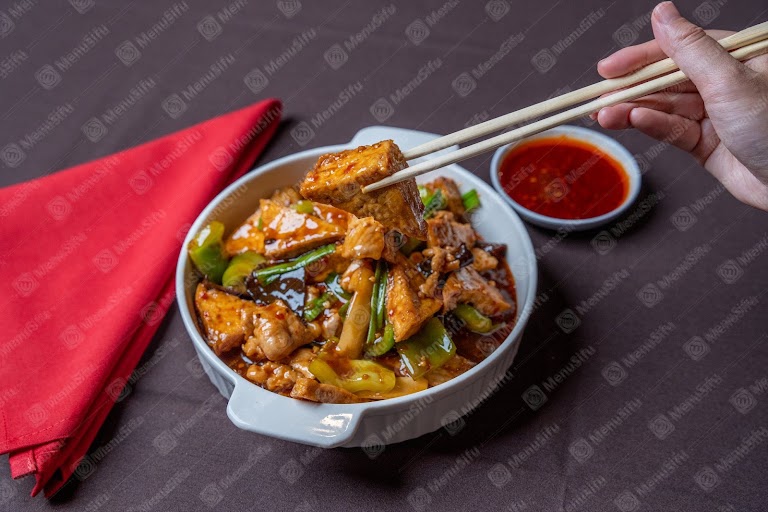 Fish Filet with Black Bean Sauce at Mandarin taste restaurant