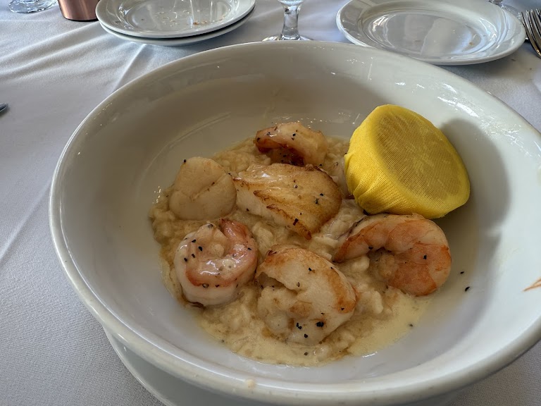 Seafood Risotto at Boccaccio's