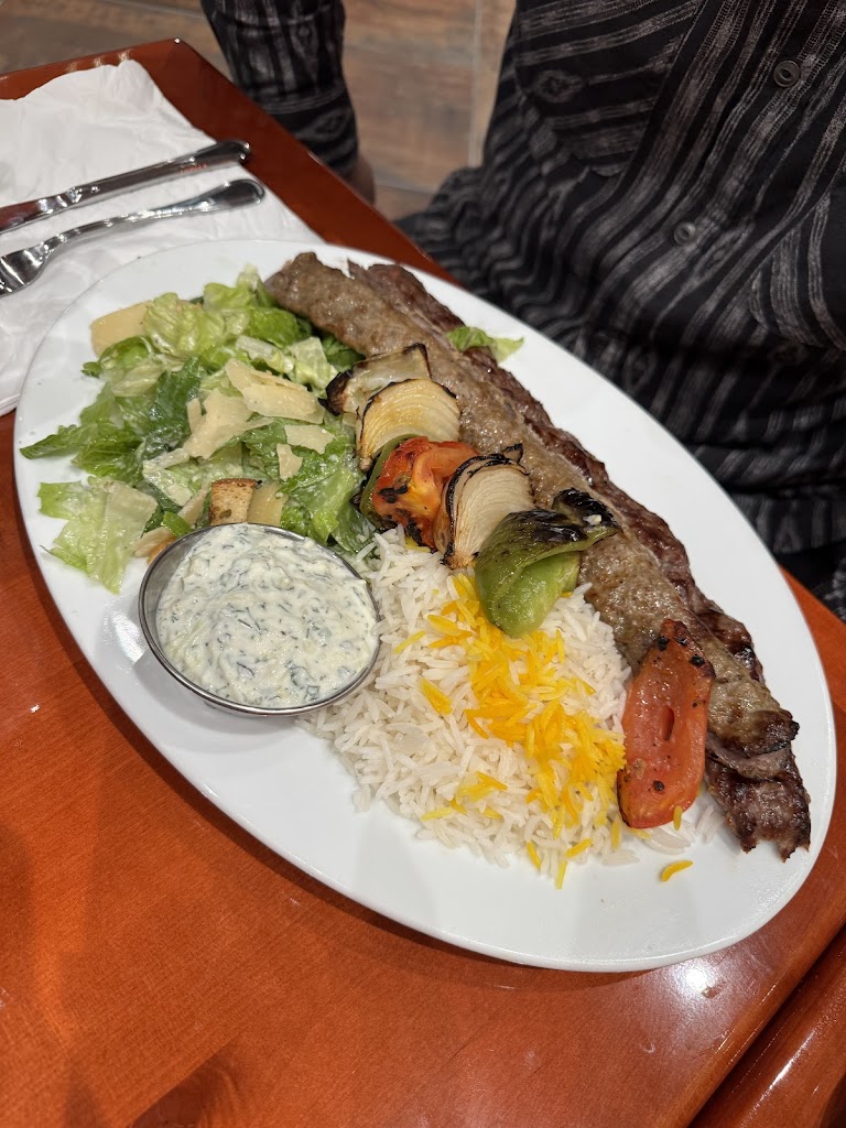 Beef Koobideh Kabob at Panini Kabob Grill