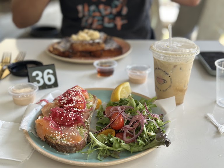 Avocado Toast at Love You Latte