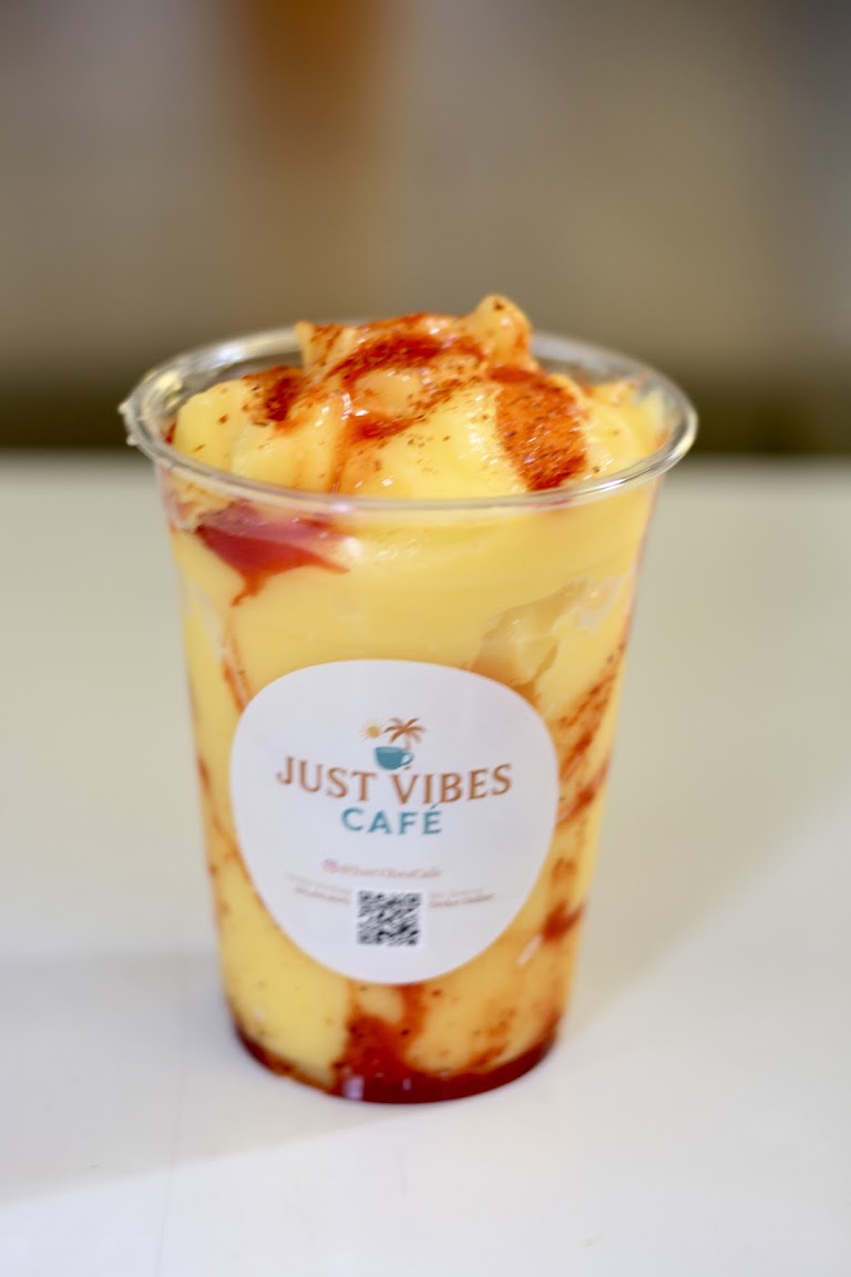 Slushies at Just Vibes Café