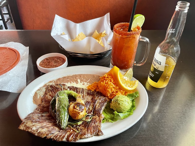 Carne Asada at Los Compadres Mexican Restaurant