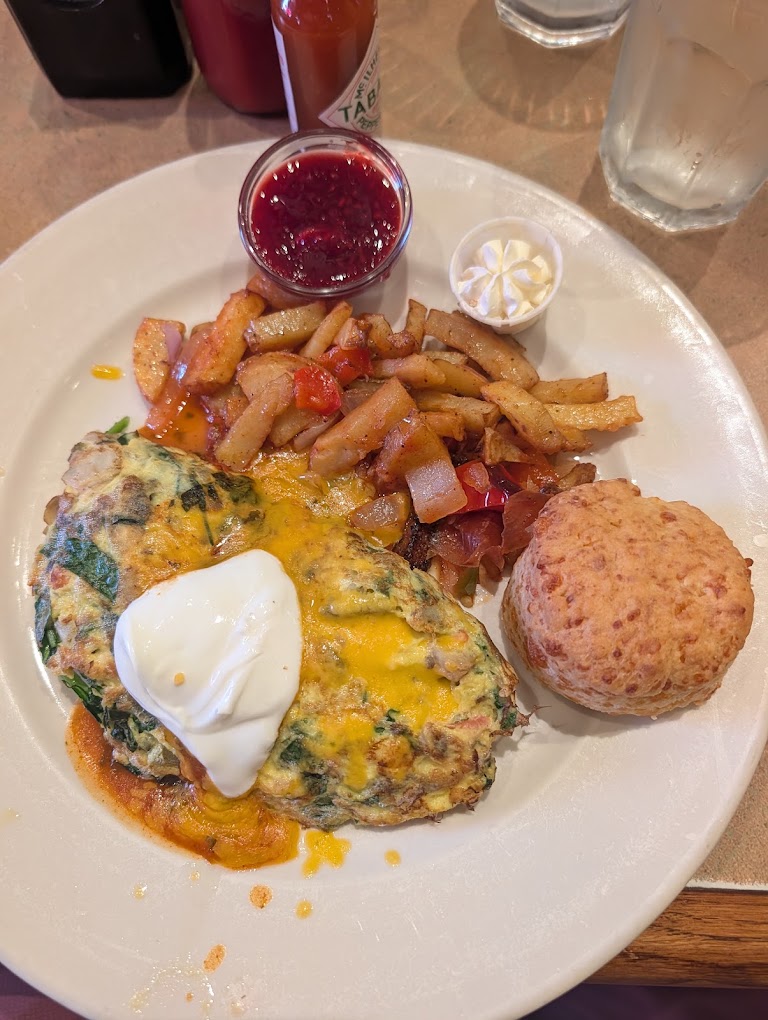 Breakfast Quesadilla at The Black Cow