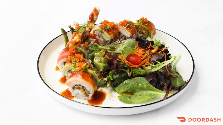 Sashimi Salad at Oops! Sushi & Sake Bar