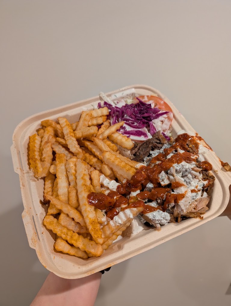 Fries at Frankfurter Guys