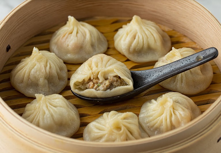 Steamed Soup Dumplings at Luscious Dumplings