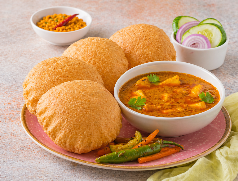 Chhole Bhature at Bikanervala Diamond Bar