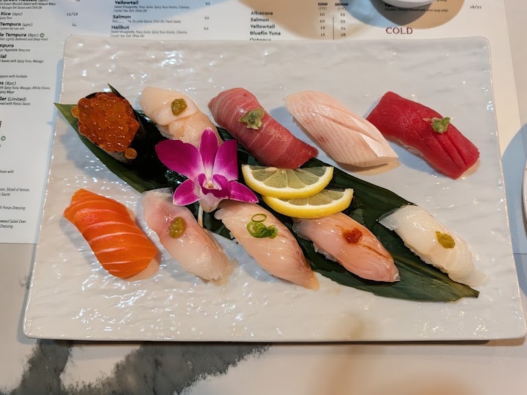 Sushi/sashimi Specials at Ponzu Japanese Sushi Bar