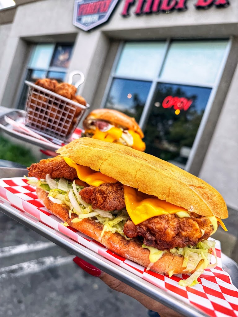 Bucharest Crispy Chicken at FireFly Burger California