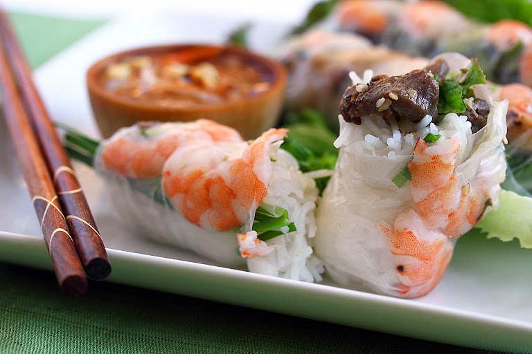 Shrimp Spring Roll at Viet on Fletcher