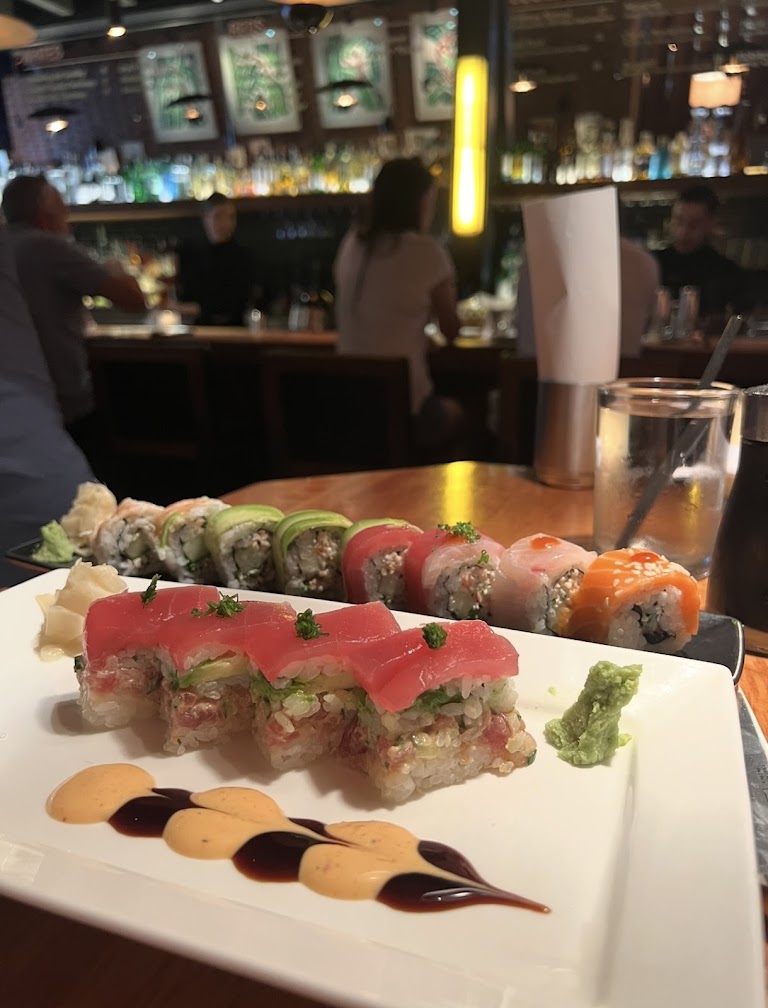 Hand Rolled Sushi at Honor Bar