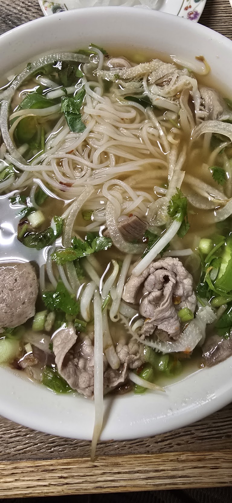 Pho (meatball) at AJ Noodles
