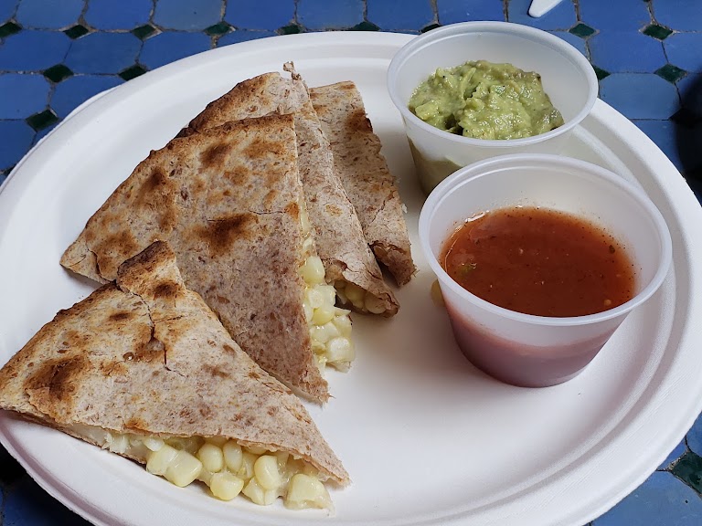Veggie Quesadilla at The Green Temple
