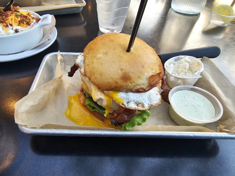Breakfast Burger at American Grub