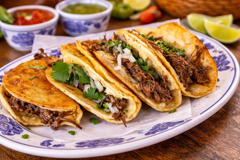 Tacos Dorados at El Vaquero Restaurant
