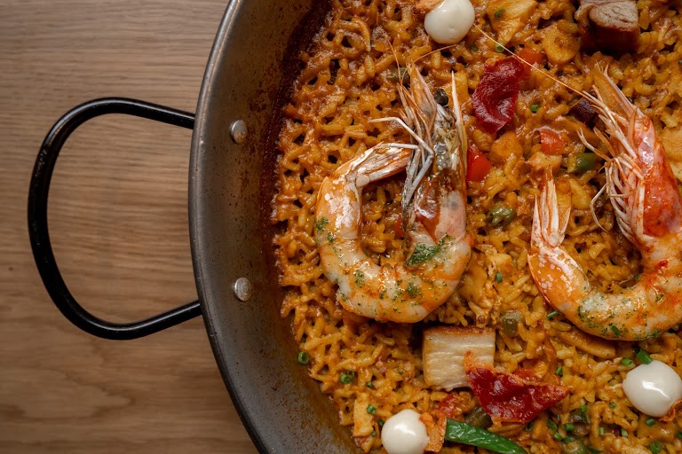 Lobster Paella at Telefèric Barcelona Los Angeles