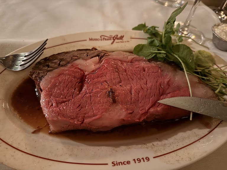 New York Steak (12oz) at Musso & Frank