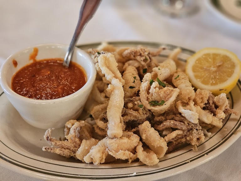 Calamari Fritti at Vincenzo's Terrazza at The Walker House